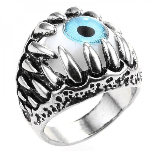 خاتم مخلب فك عين زرقاء