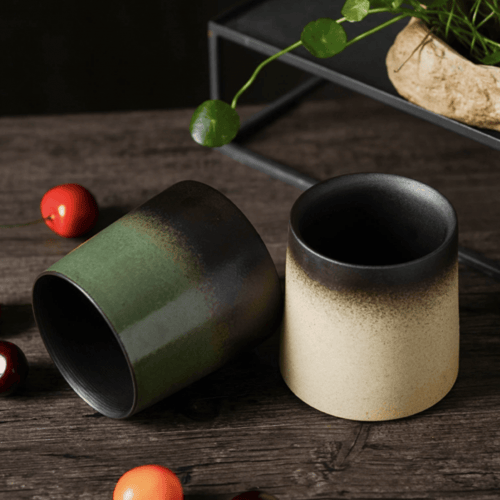 كوب قهوة لاتيه Cozy لون أخضر