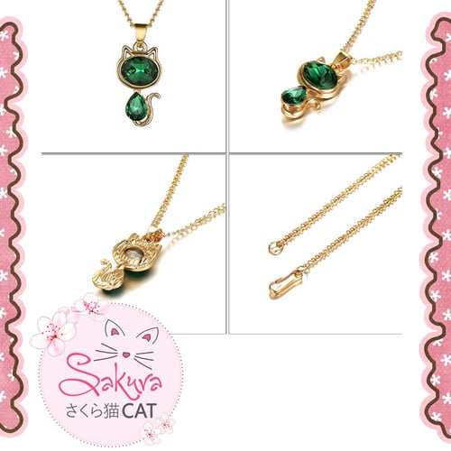 طقم عقد مع 4 أزواج اقراط