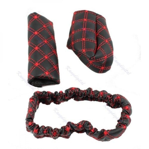 طقم تغليف ثلاث قطع لدركسيون السيارة وقبضة الجير وف...