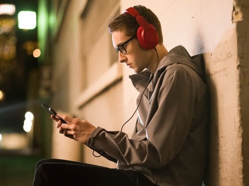 سماعة لوجيتيك G433 احمر السلكية