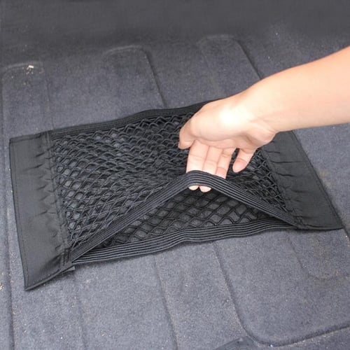 جيب خلفي لأغراض السيارة أسود