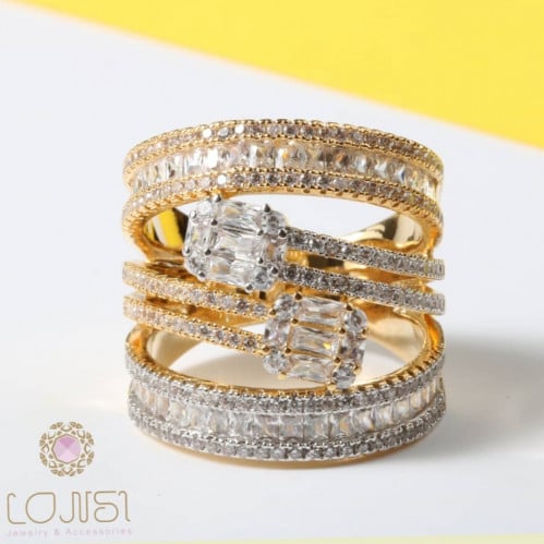 خاتم زركون فخم سهرات