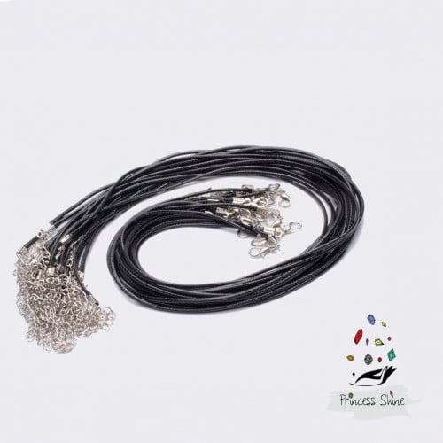 170 - سلاسل جلد لون أسود ( 5 قطع )