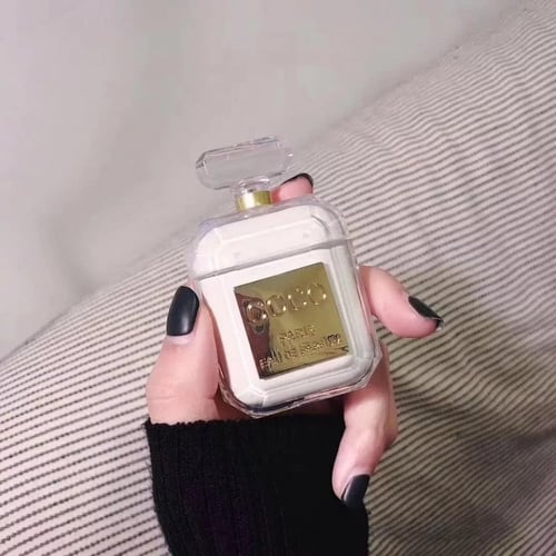 كفر ايربودز أسود & شفاف