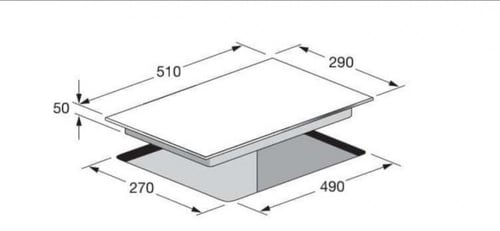 سطح 2عين سرميك لمس سميج إيطالي موديل ( SE332EB )