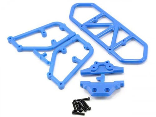 RPM Rear Bumper Blue Slash 4X4 for RC 80125