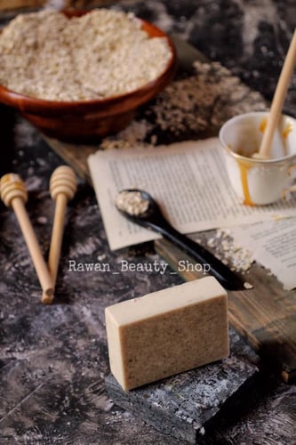 صابونة النضاره بالعسل والشوفان للوجه والجسم