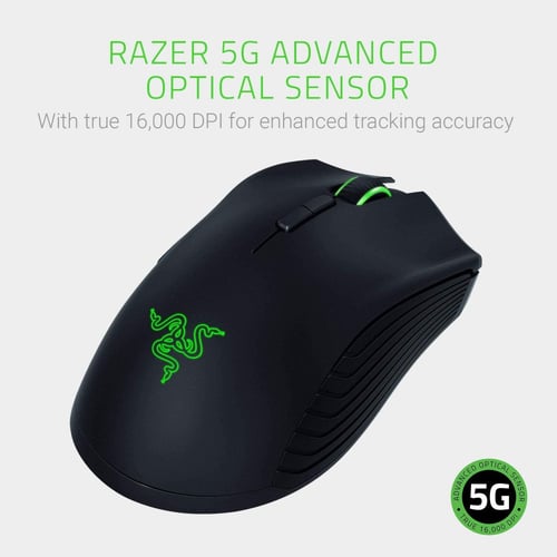 ماوس Razer Mamba Wireless - دقة 16,000 DPI وأداء ل...