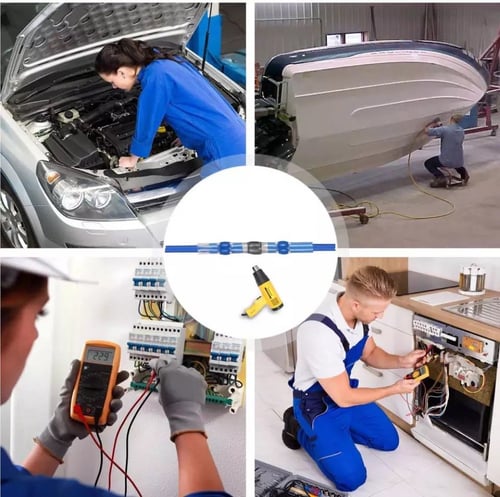 500 قطعة: موصلات أسلاك اللحام المعزولة ، وموصلات ا...