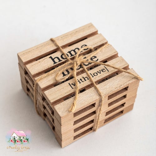 1078 كوستر خشبي home made