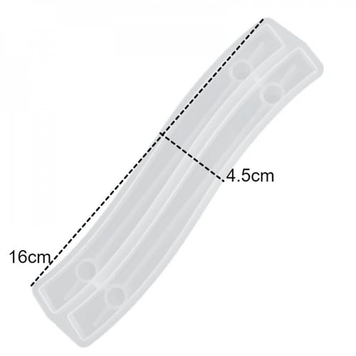 478 - قالب سيليكون مقبض متعرج صغير