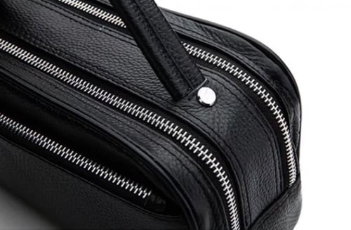 شنطة رجالية من فيديكابولو جلد طبيعي باللون الاسود