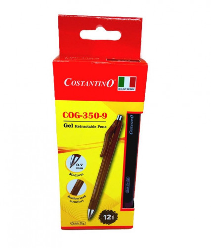 علبة اقلام حبر سائل لون بني 0.7mm