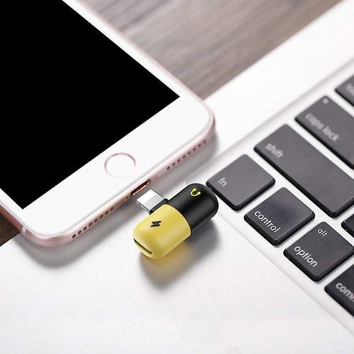 محول ايفون الى سماعة وشاحن