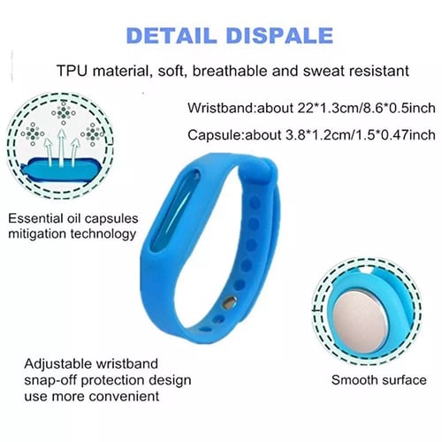 اسوارة وقاية من الحشرات والبعوض للبالغين والأطفال