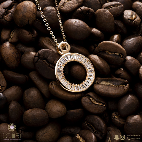 سلسال دائري مطلي صغير