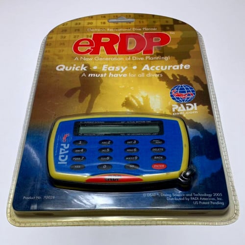 جدول الغوص الالكتروني ERDP نسخة 2005