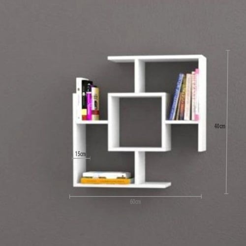 رفوف جدارية على شكل هندسي مميز