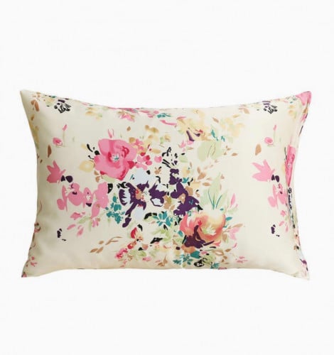 غطاء وسادة مصنوع من حرير التوت الطبيعي 100% - الرب...