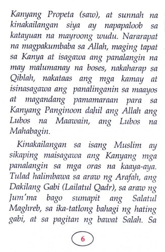 الدعاء الشامل (باللغة الفلبينية)