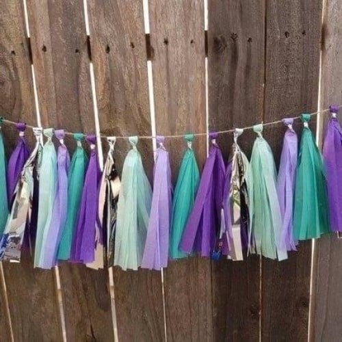 زينة ورقية تاسلز - ملون