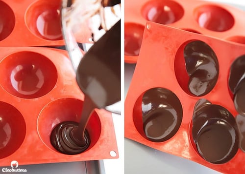 سيلكون كورة الشوكولاته