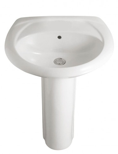 مغسلة افرنجي مع عمود صناعه هندي 63 سم