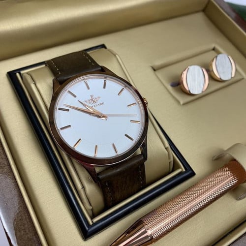 طقم ساعه + كبك + قلم