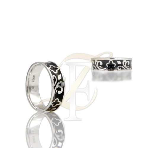 دبلة فضة عيار 925