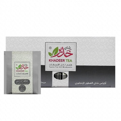 شاي الفطور الانجليزي 25 ظرف من خدير
