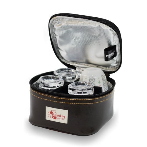 حافظة وذفة جلد عودي