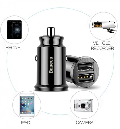 شاحن سيارة صغير فائق السرعة من باسيوس