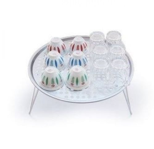 كرسي تنشيف بيالات وفناجيل دائري وسط XL051