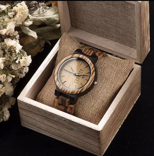 ساعة رجالية ماركة بوبو بيرد مع البوكس