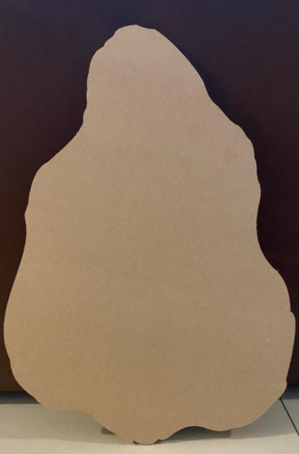 خشب mdf جاهز للاعمال الفنيه 12 ملي مقاس 50*70