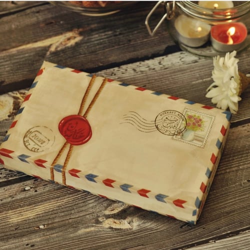 علبه الرساله ( 4 علب شمع )