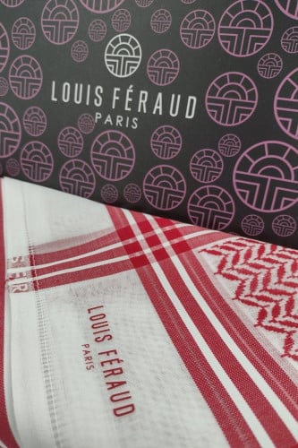 شماغ لويس فيرود أحمر LOUIS FRAUD