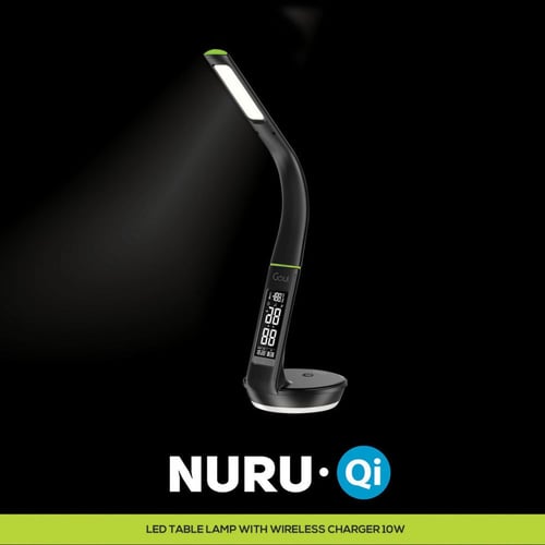 نورو مصباح طاولة مع شاحن لاسلكي من قوي
