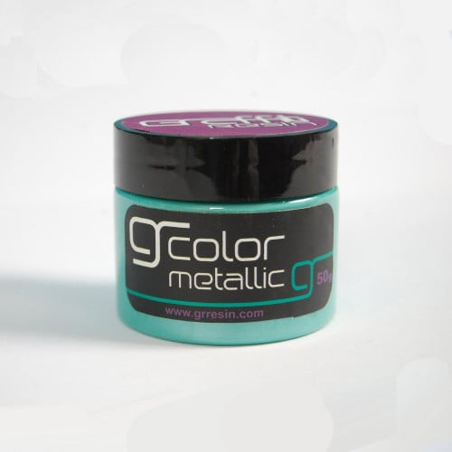 615 - ميتلك بترولي فاتح Graffiti Resin Metallic Li...