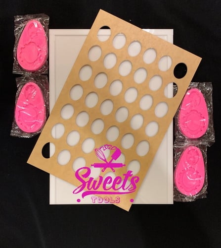 باكيج قالب وبرواز وقاعده بيضاوي صغير