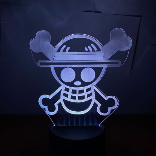 إنارة ليلية ون بيس (بدون ريموت)