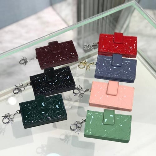 MINI LADY DIOR WALLET Black