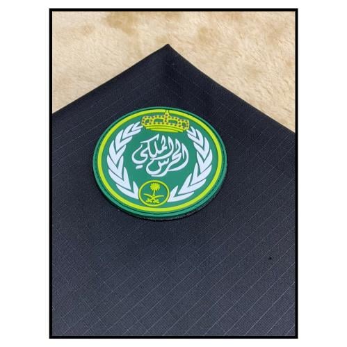 قماش حرس ملكي أسود كشميري فاخر