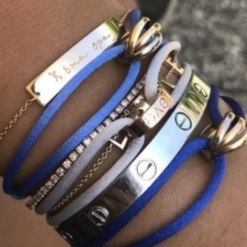 اسواره ترينيتي خيط - ازرق نيلي