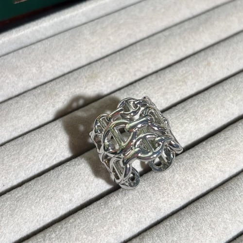 خاتم H عريض : سلڤر