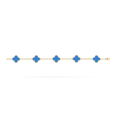 اسوارة ڤينتاج الأمبرا 5 حلقات - حجر ازرق