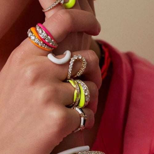 خاتم نيون : اصفر