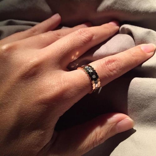 خاتم بي ماي لوف هاف زركون : قولد