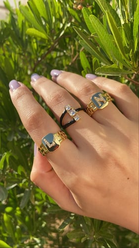 خاتم كاندي : اسود